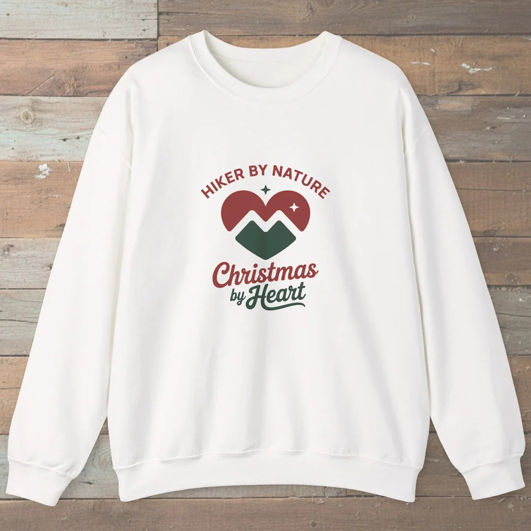 Hiker By Nature Christmas By Heart Sweatshirt