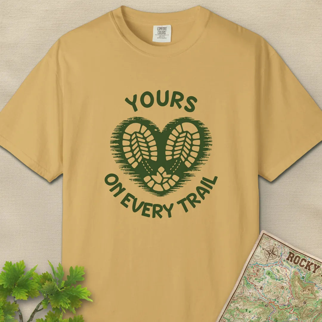 Yours On Every Trail Heart T-Shirt