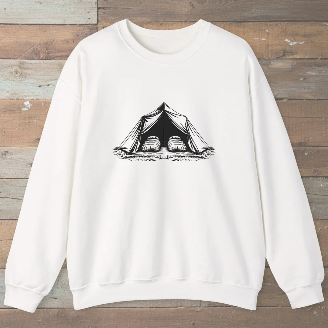 Cozy Camp Tent Twin Sleeping Bags Sweatshirt