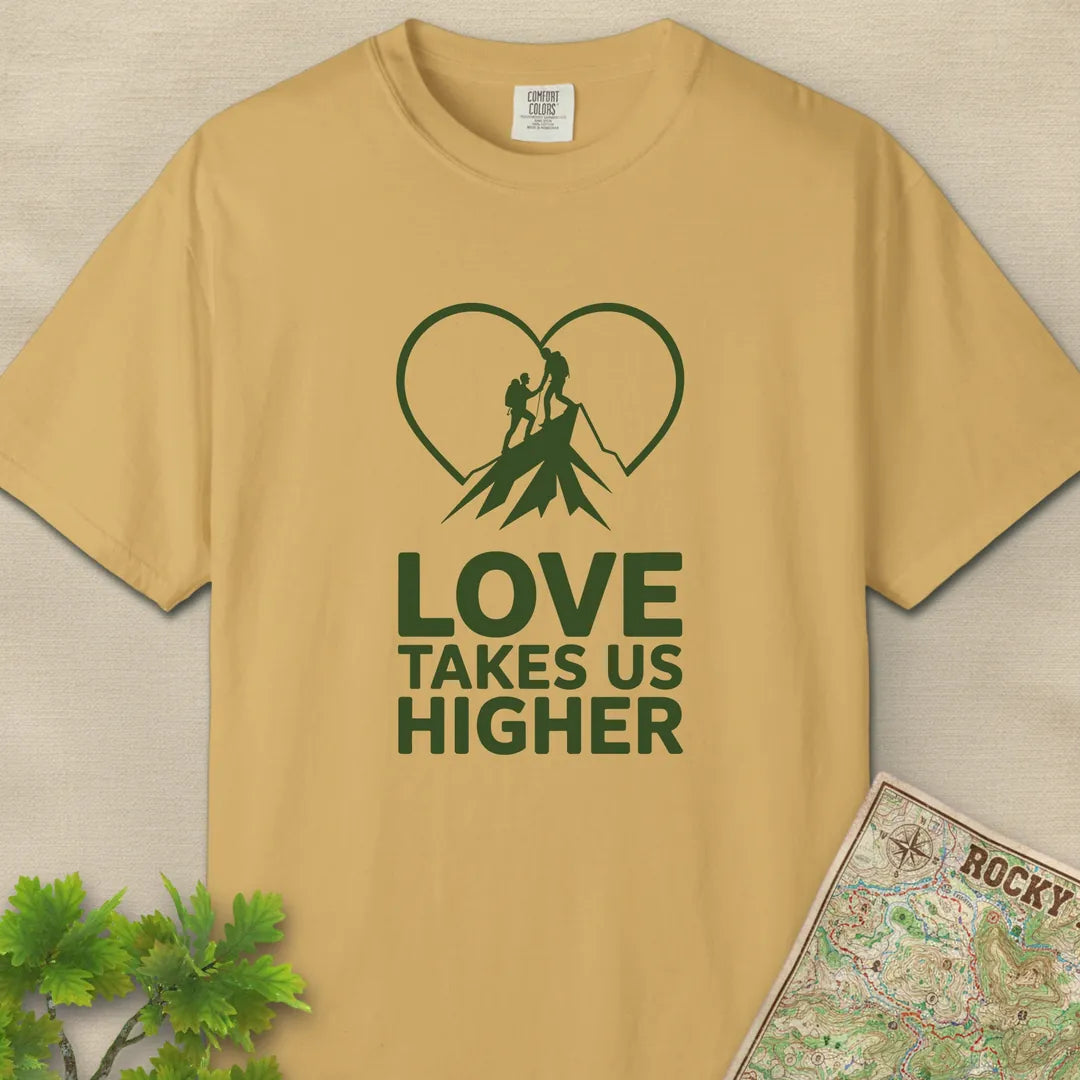 Love Takes Us Higher Hiking T-Shirt