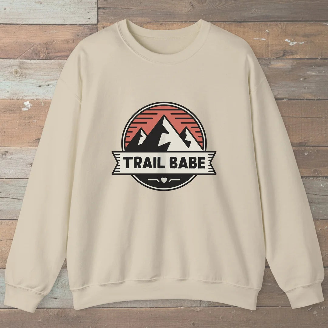 Trail Babe Mountain Badge Sweatshirt