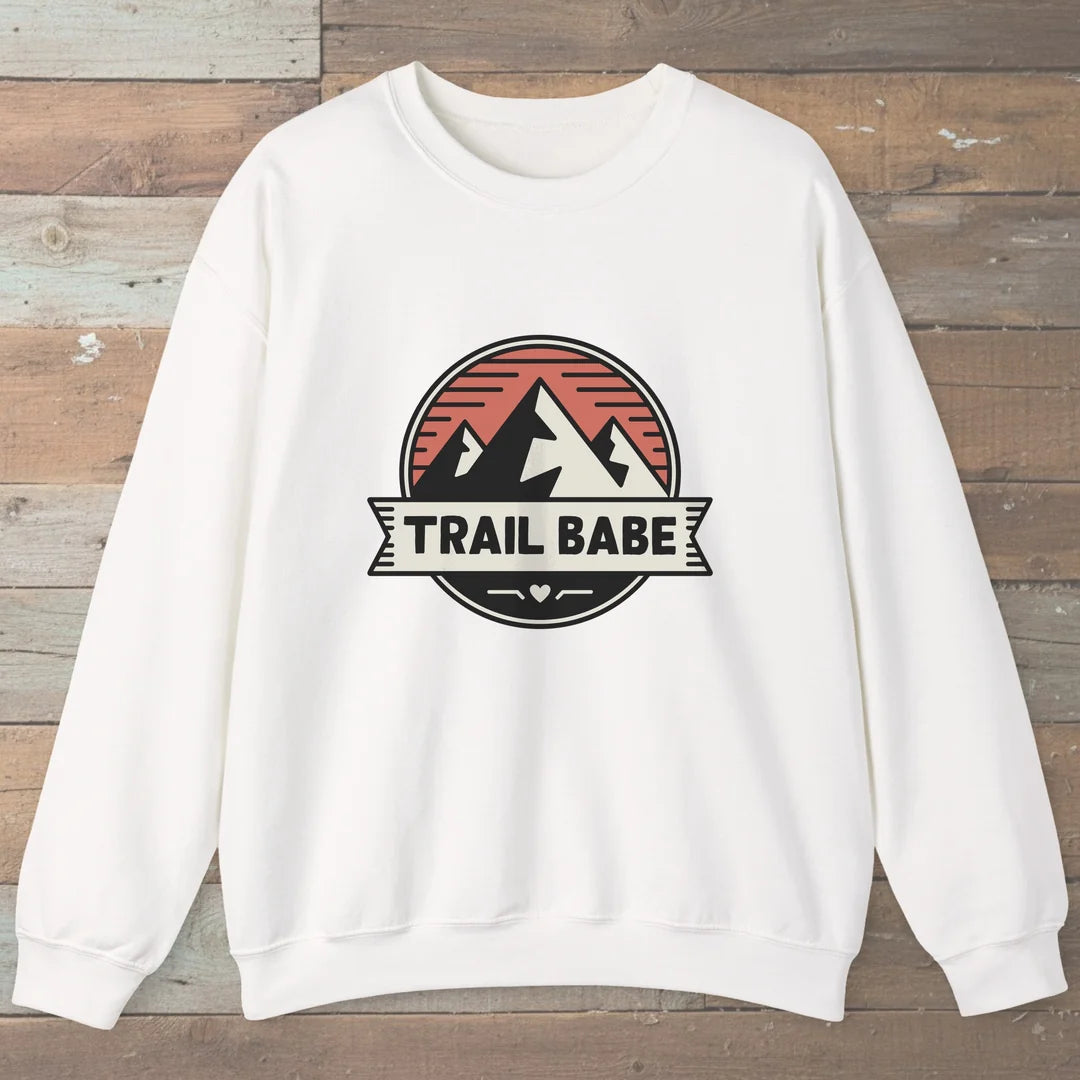 Trail Babe Mountain Badge Sweatshirt