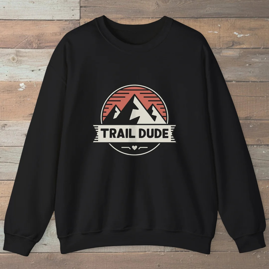 Trail Dude Mountain Badge Sweatshirt
