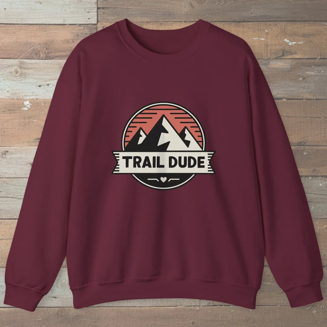 Trail Dude Mountain Badge Sweatshirt