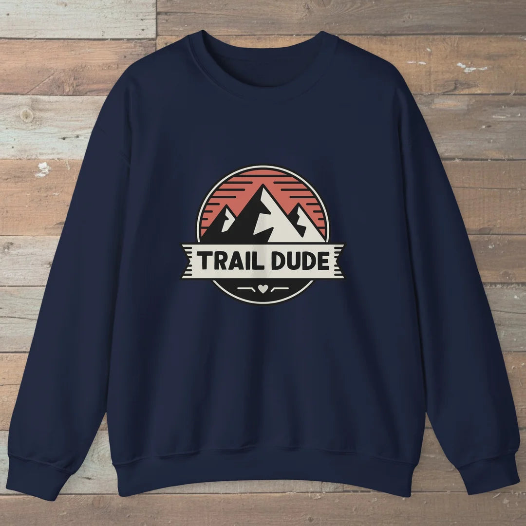 Trail Dude Mountain Badge Sweatshirt