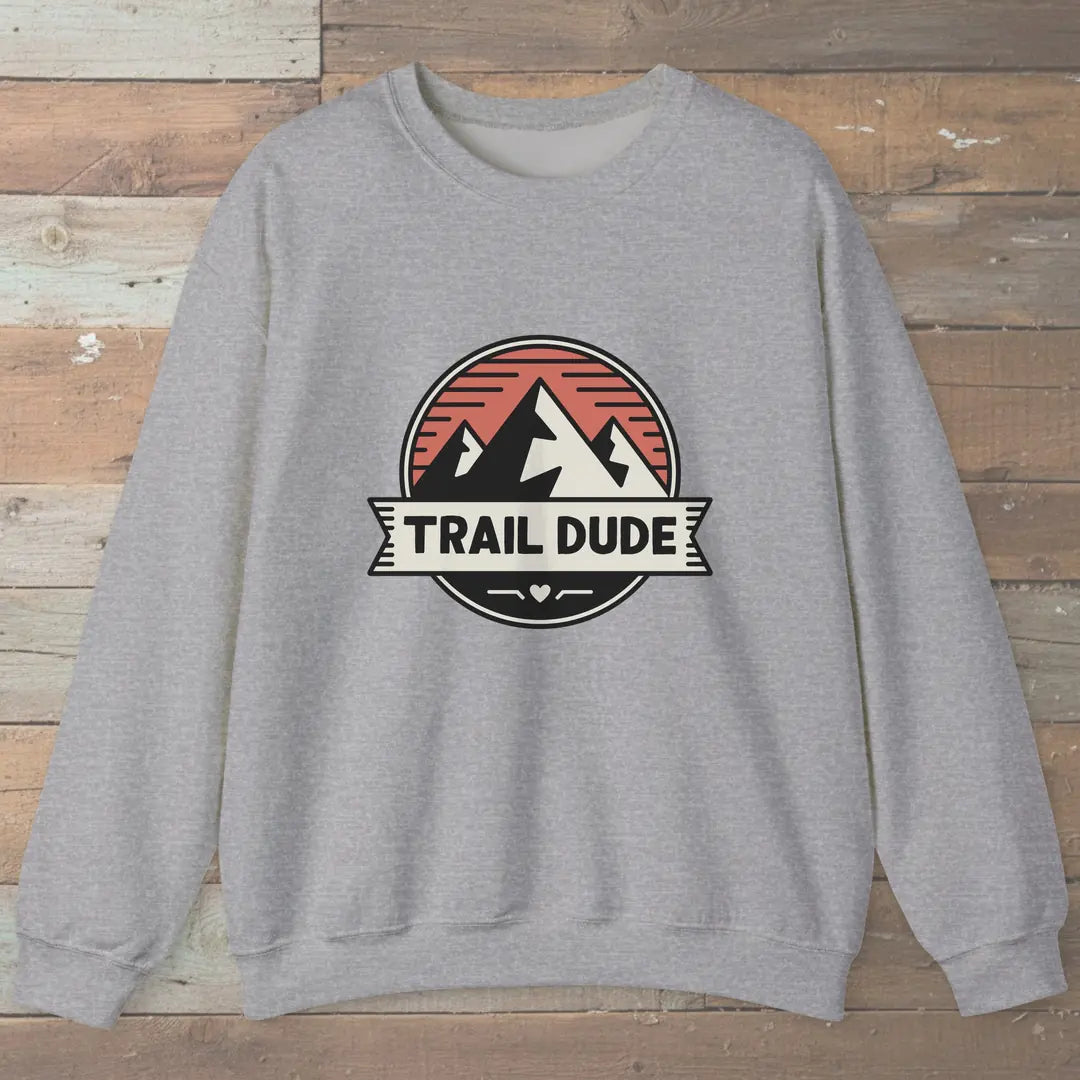 Trail Dude Mountain Badge Sweatshirt