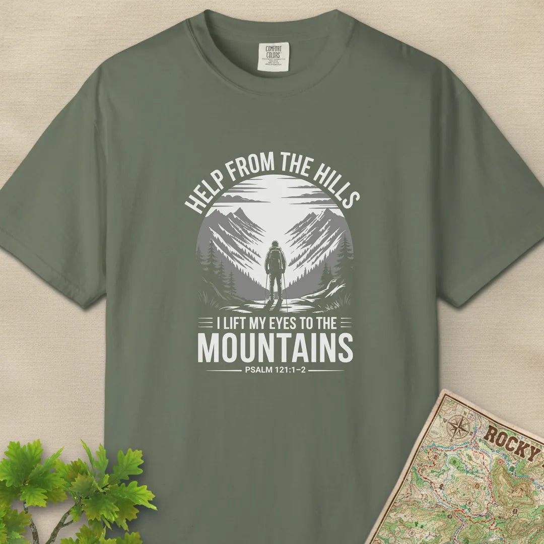 Help From The Hills Mountains T-Shirt