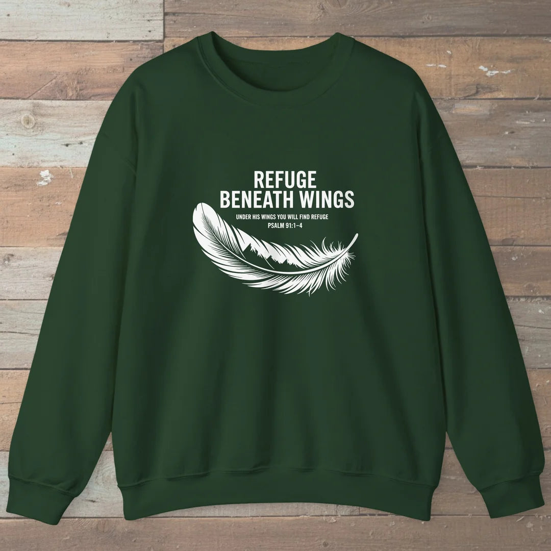 Refuge Beneath Wings Sweatshirt