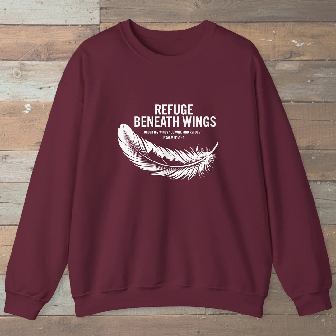 Refuge Beneath Wings Sweatshirt