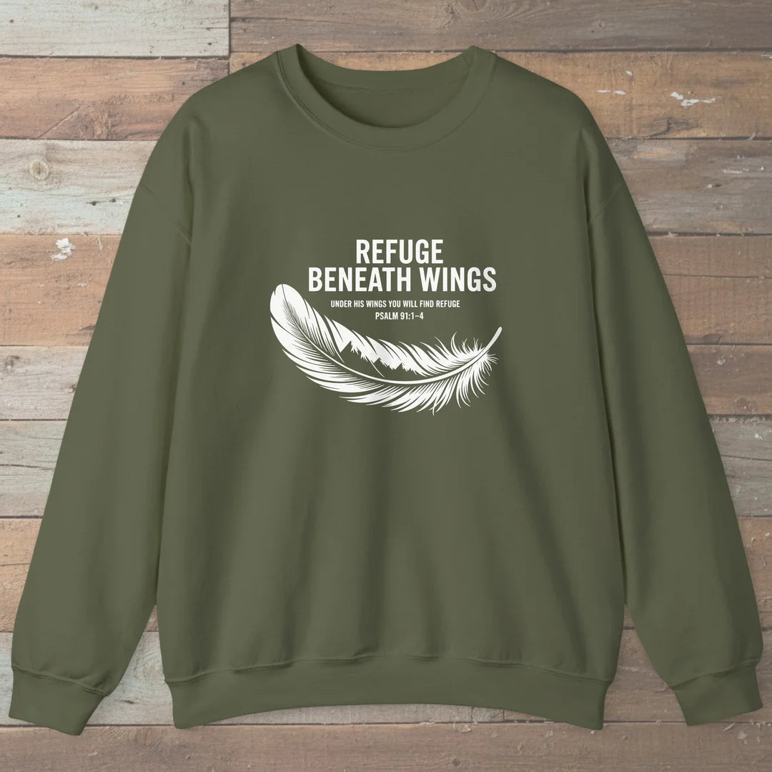 Refuge Beneath Wings Sweatshirt