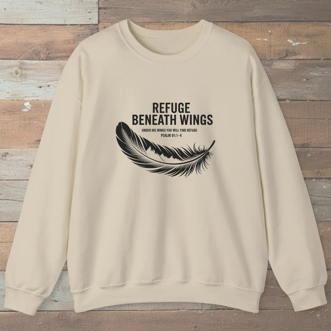 Refuge Beneath Wings Sweatshirt