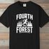 Fourth And Forest T-Shirt Black Outdoor Nature Tee