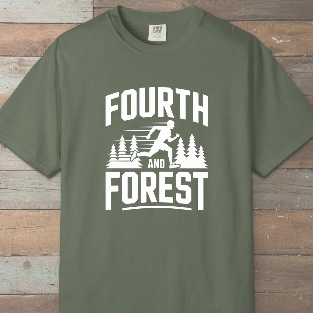 Fourth And Forest T-Shirt Moss Outdoor Nature Tee