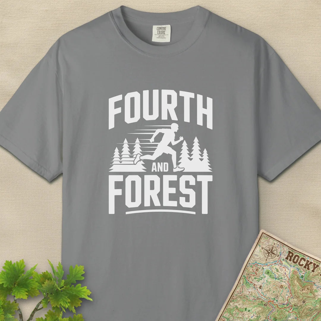 Fourth And Forest Trail Runner T-Shirt