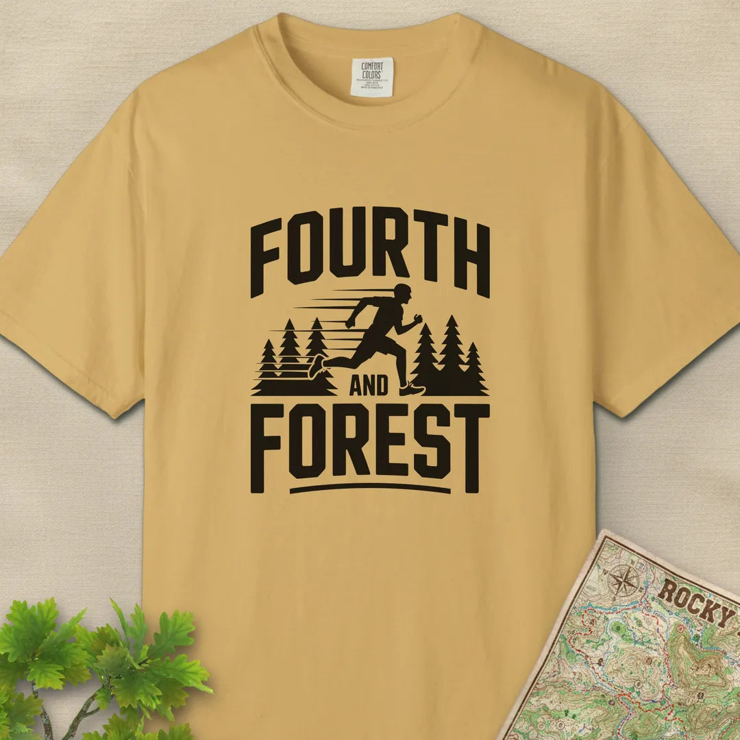 Fourth And Forest Trail Runner T-Shirt