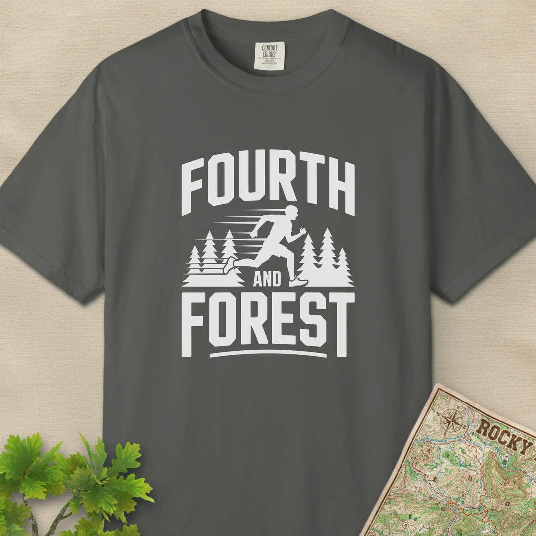 Fourth And Forest Trail Runner T-Shirt
