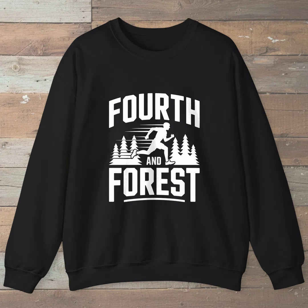 Fourth And Forest Sweatshirt Black Outdoor Nature Tee