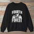 Fourth And Forest Sweatshirt Black Outdoor Nature Tee
