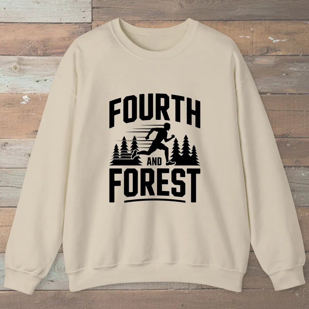 Fourth And Forest Sweatshirt Sand Outdoor Nature Tee