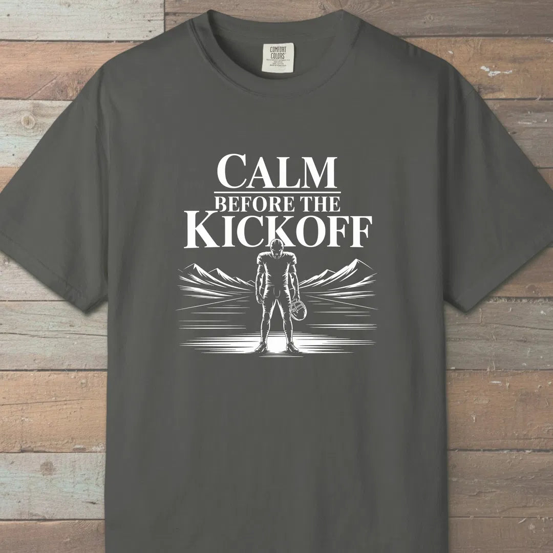 Calm Before The Kickoff T-Shirt Pepper Outdoor Nature Tee