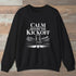 Calm Before The Kickoff Sweatshirt Black Outdoor Nature Tee