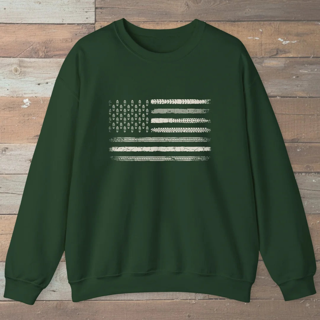 Trail Track Boot Print Sweatshirt