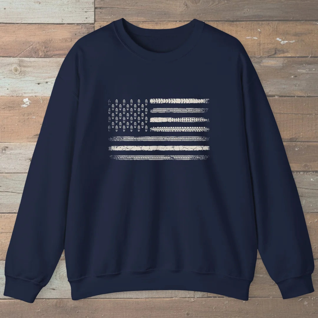 Trail Track Boot Print Sweatshirt