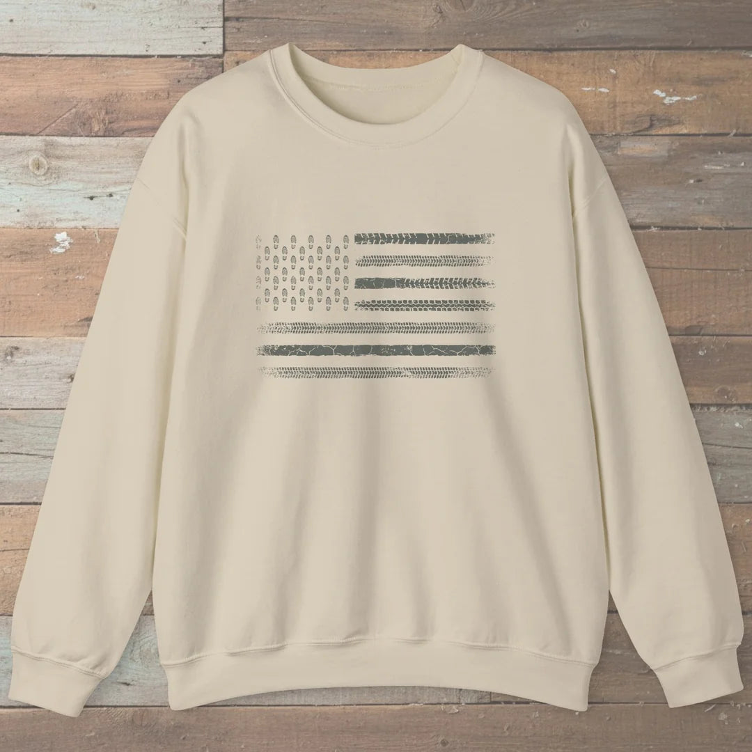 Trail Track Boot Print Sweatshirt