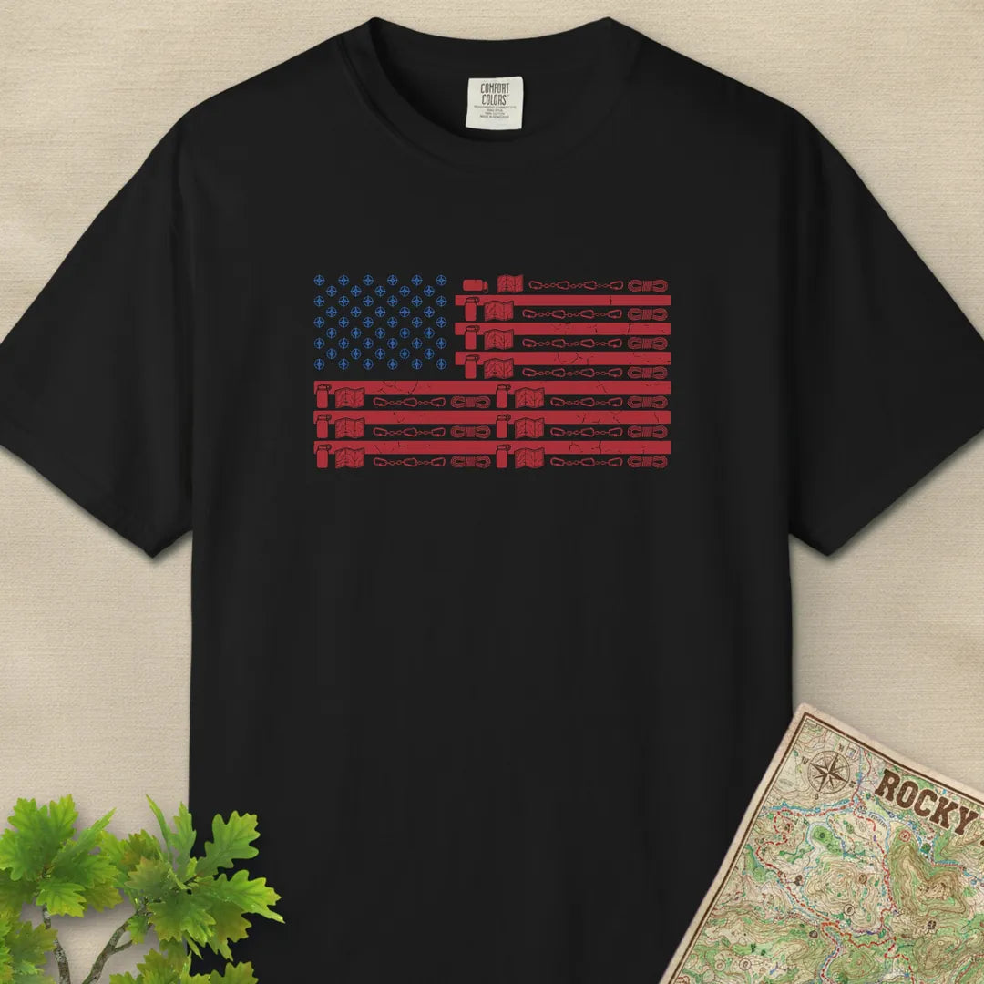 Hiking Gear Flag T-Shirt