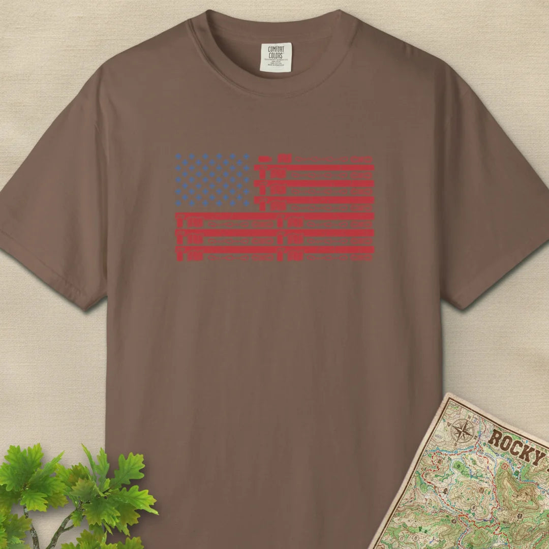 Hiking Gear Flag T-Shirt