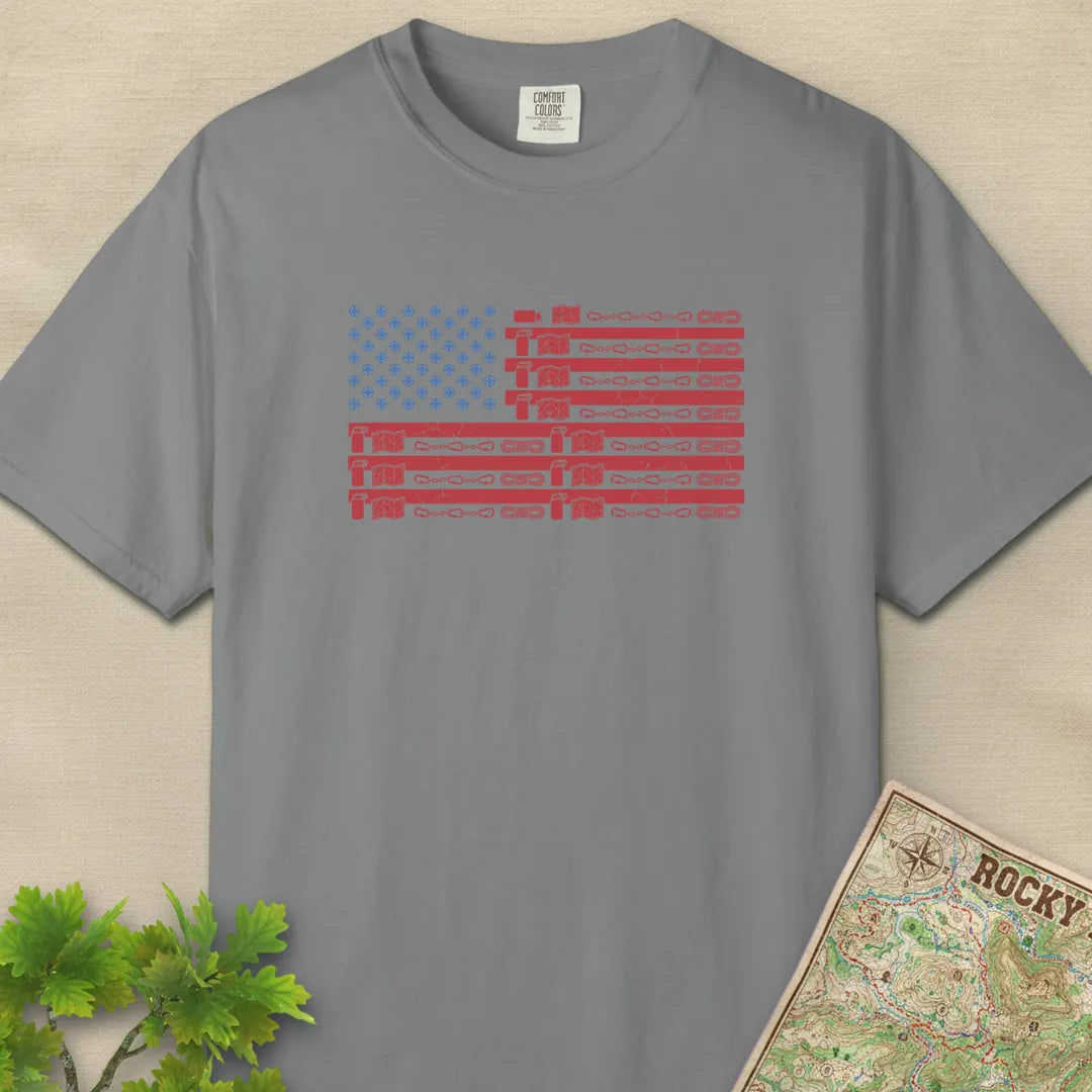 Hiking Gear Flag T-Shirt