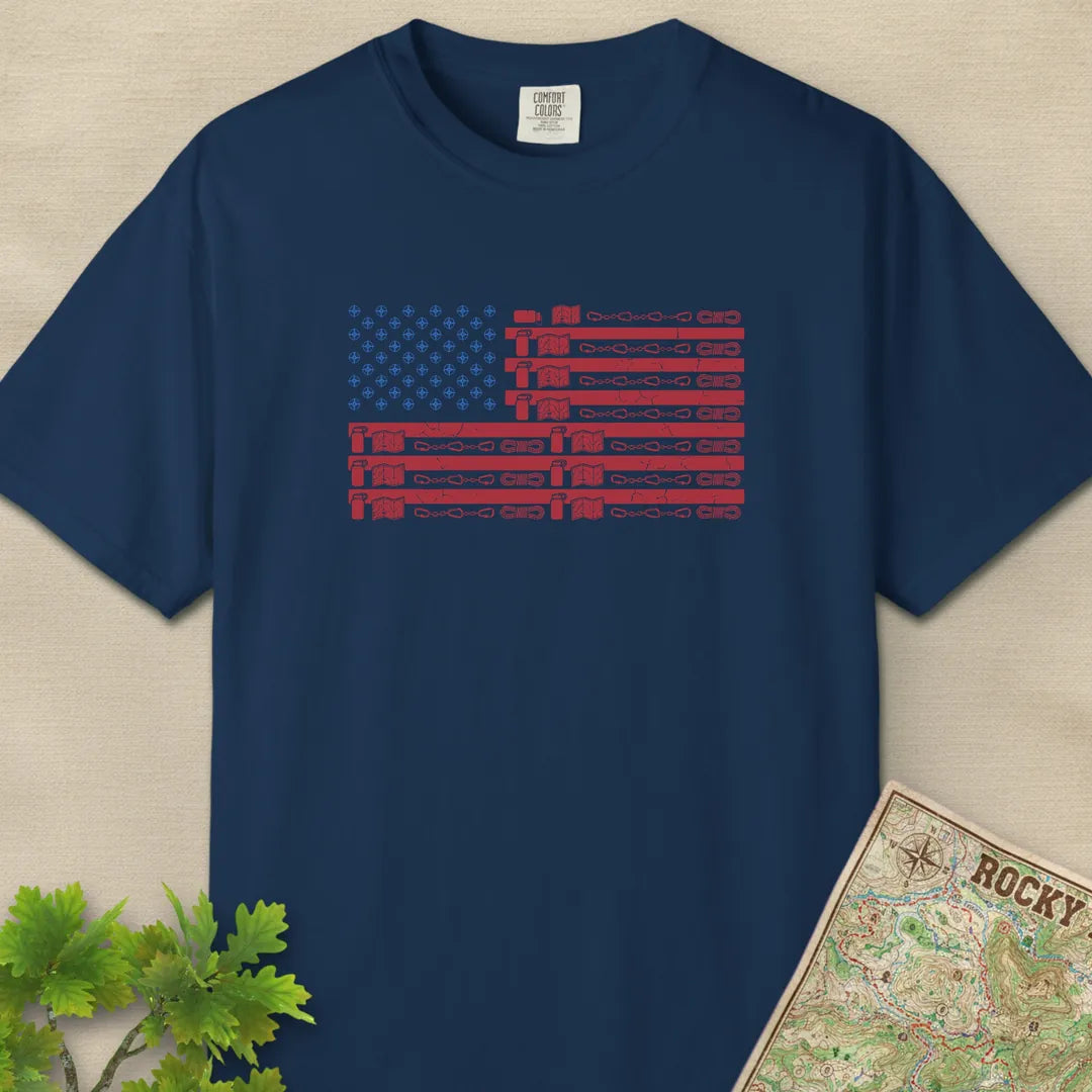 Hiking Gear Flag T-Shirt