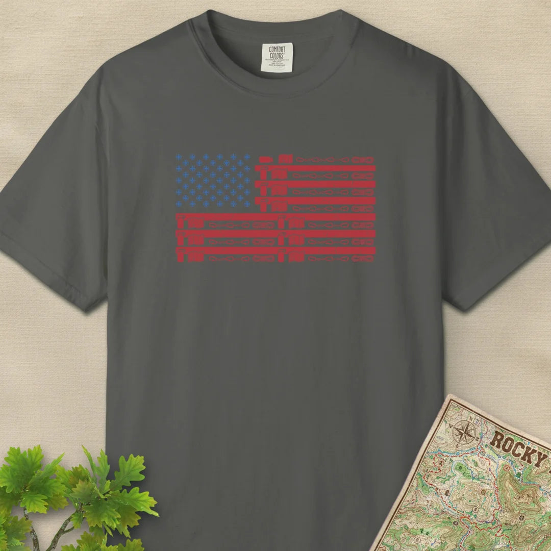 Hiking Gear Flag T-Shirt