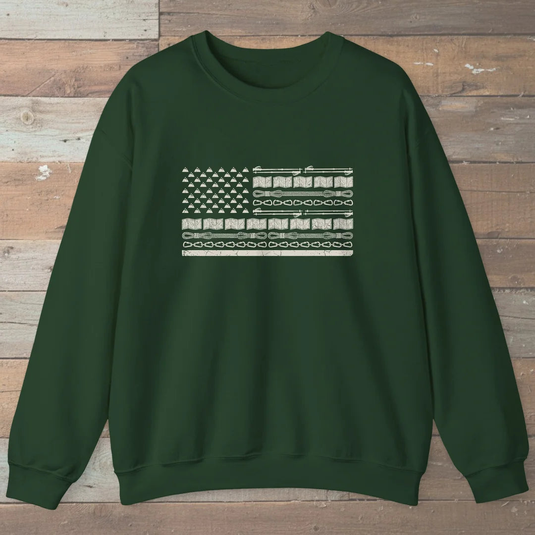 Trail Gear Flag Sweatshirt