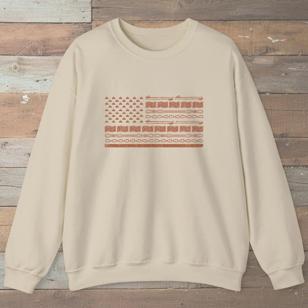 Trail Gear Flag Sweatshirt