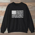 Ridgeline Flag Sweatshirt Black Outdoor Nature Tee