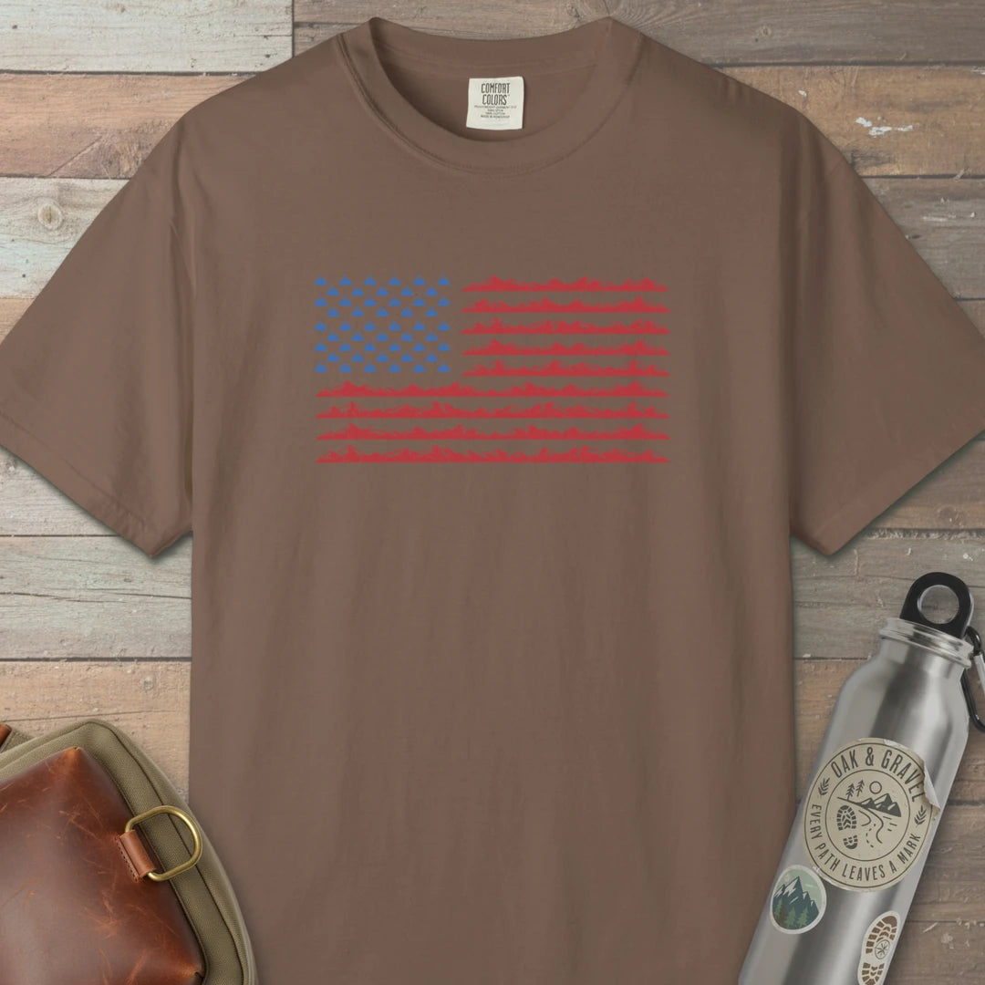 Mountain Flag Hiking T-Shirt
