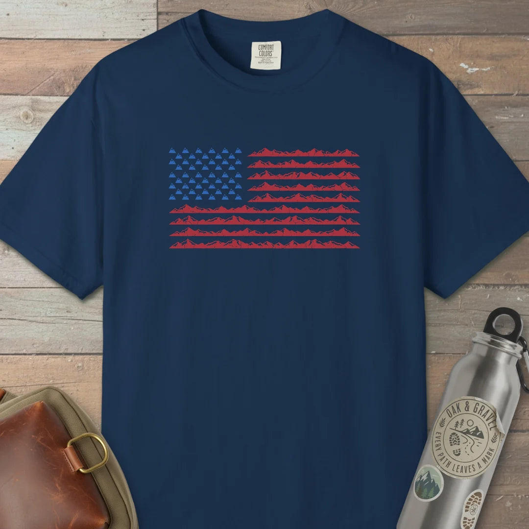 Mountain Flag Hiking T-Shirt