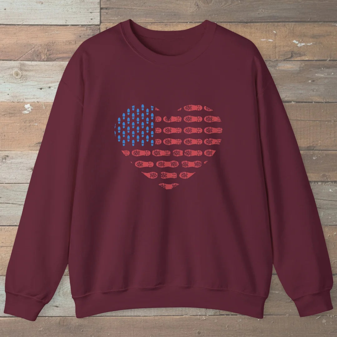 American Trail Heart Sweatshirt