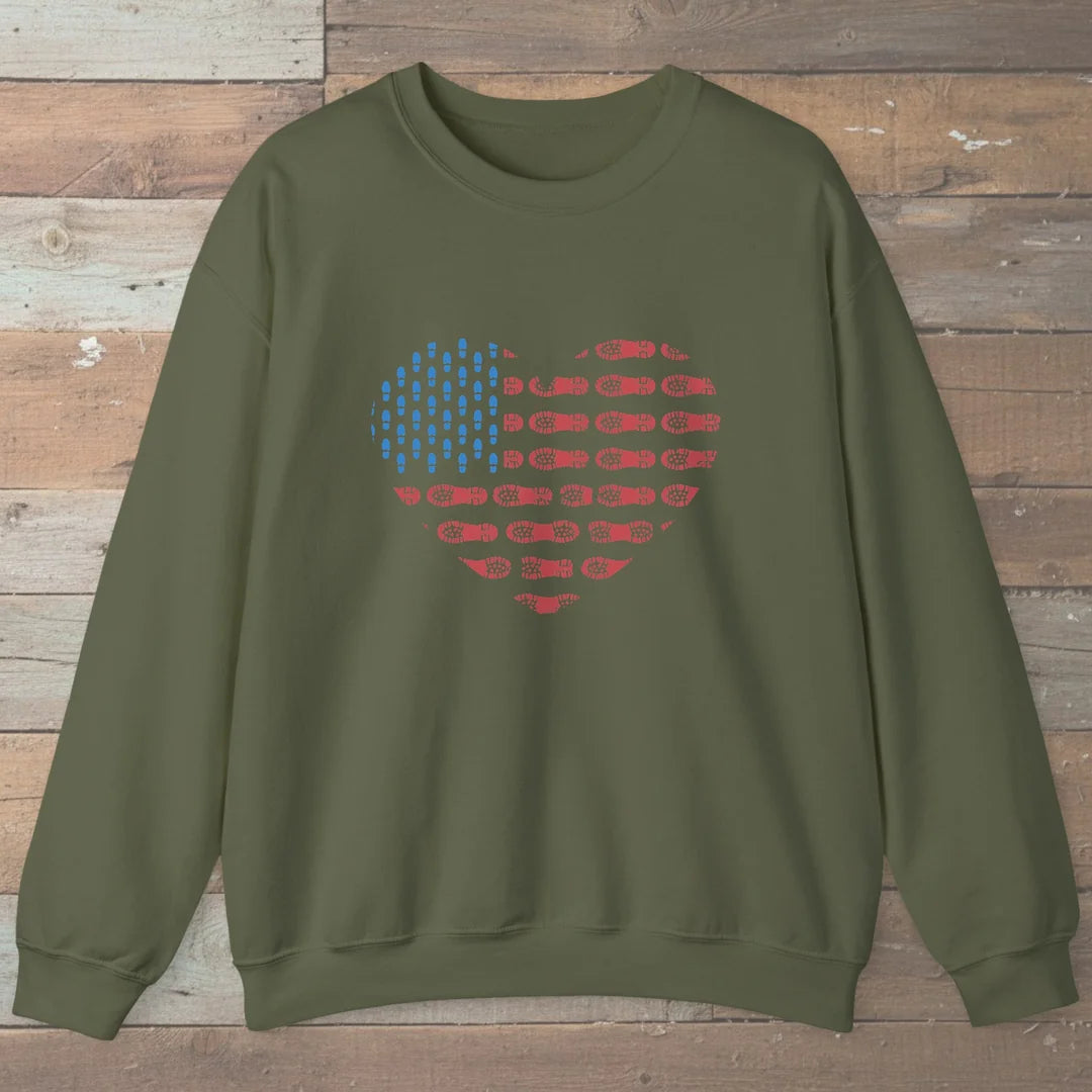 American Trail Heart Sweatshirt