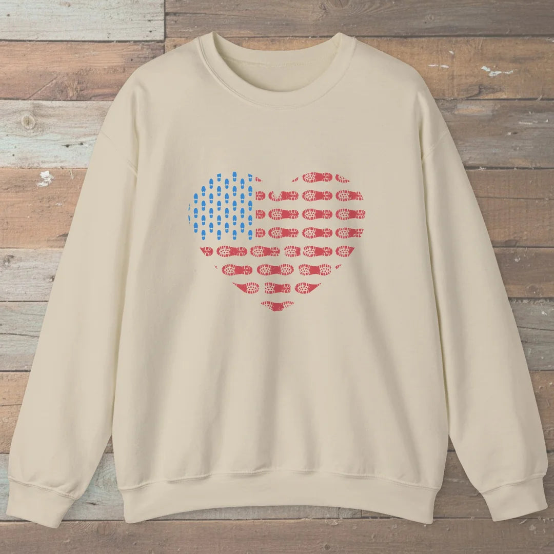 American Trail Heart Sweatshirt