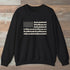 Pine Forest Flag Sweatshirt Black Outdoor Nature Tee