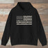 Pine Forest Flag Hoodie Black Outdoor Nature Tee
