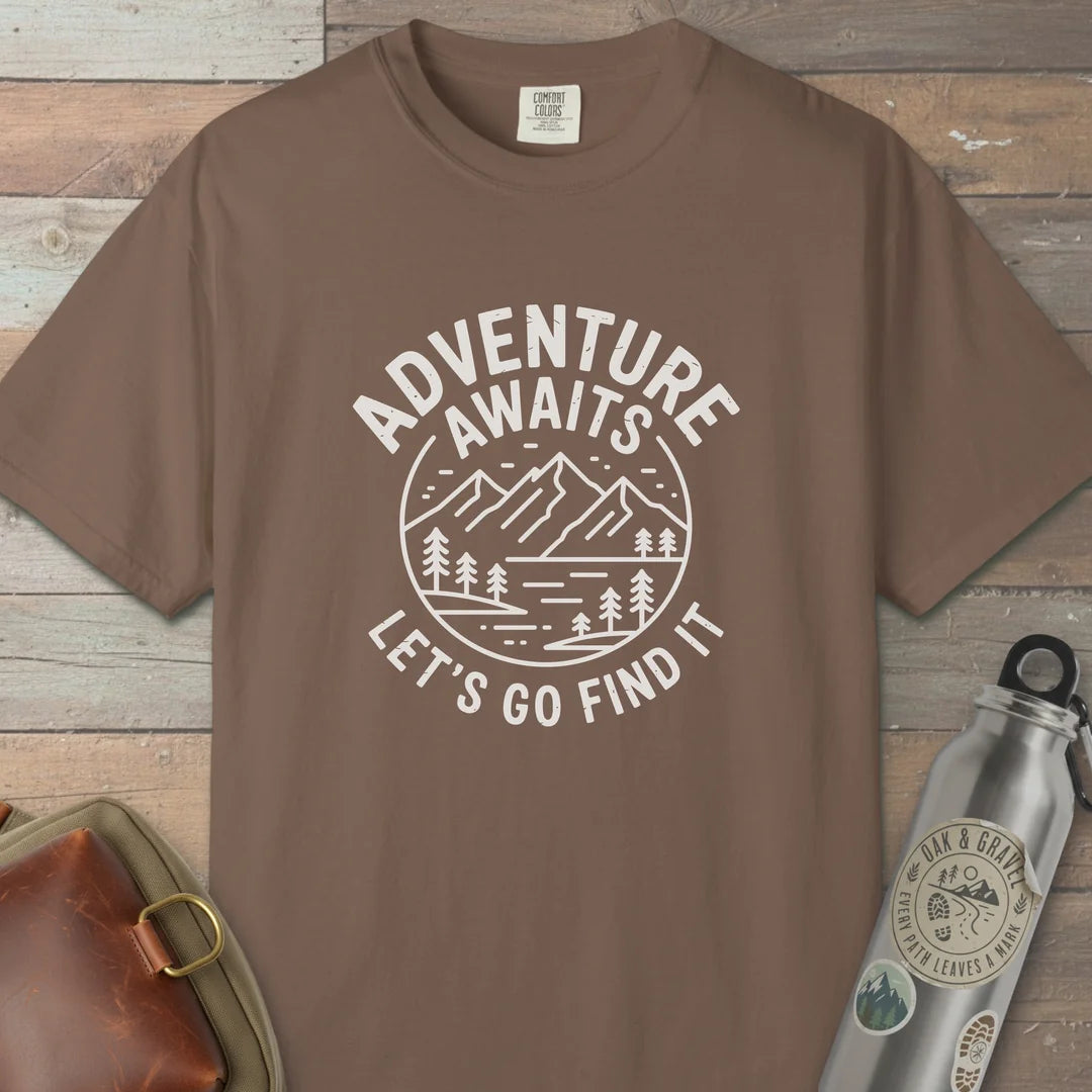 Adventure Awaits Lets Go Find It T-Shirt