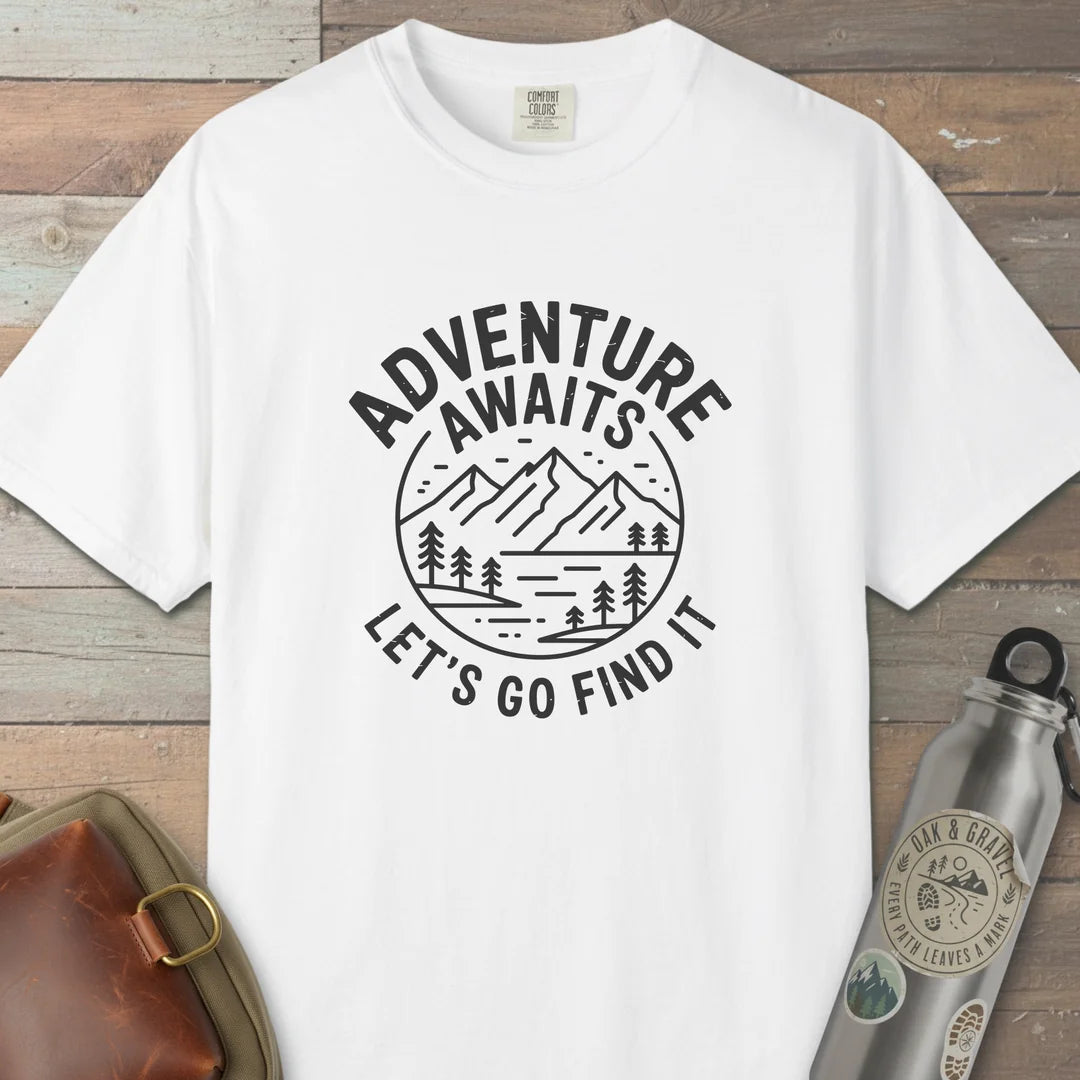 Adventure Awaits Lets Go Find It T-Shirt