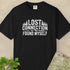 Lost Connection Found Myself T-Shirt Black Outdoor Nature Tee