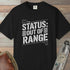 Status Out Of Range T-Shirt Black Outdoor Nature Tee