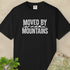 Moved By Mountains T-Shirt Black Outdoor Nature Tee
