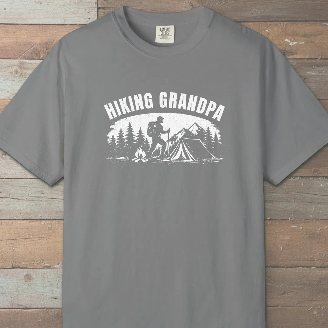 Trailside Grandpa T-Shirt Grey Outdoor Nature Tee