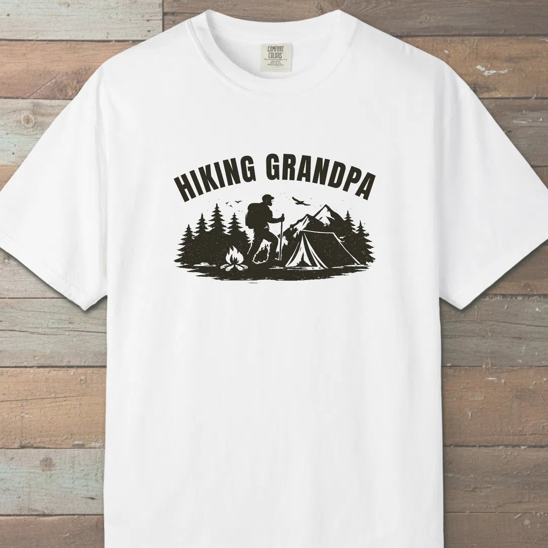 Trailside Grandpa T-Shirt White Outdoor Nature Tee